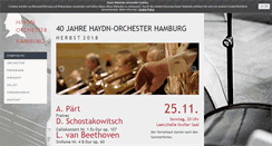 Desktop Screenshot of haydn-orchester.de