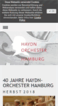 Mobile Screenshot of haydn-orchester.de